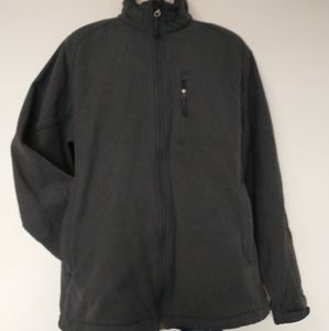 Large Black Kirkland Signature Zip-Up Jacket